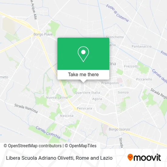 Libera Scuola Adriano Olivetti map