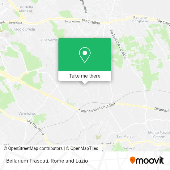 Bellarium Frascati map