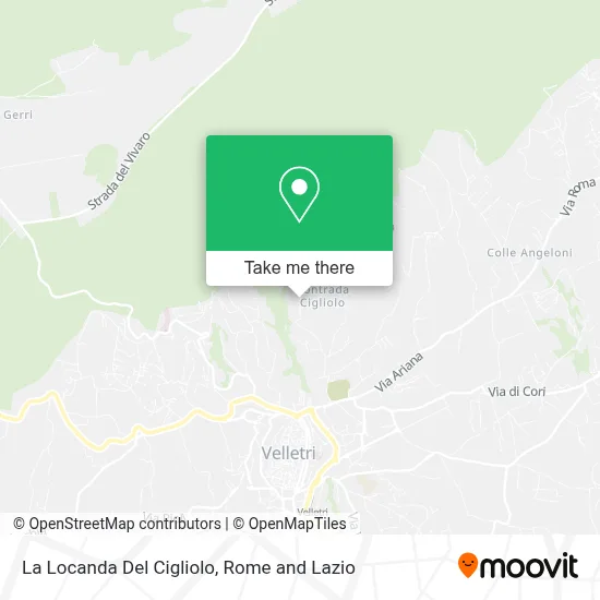 La Locanda Del Cigliolo map