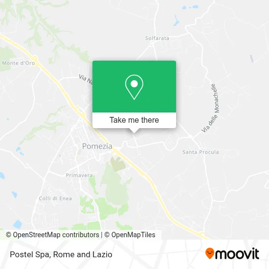 Postel Spa map