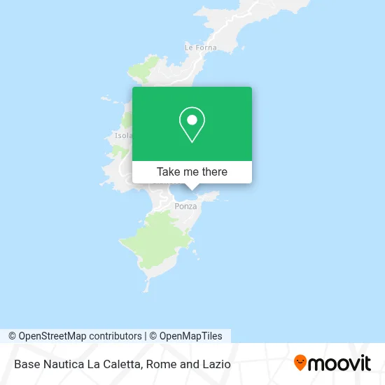 Base Nautica La Caletta map