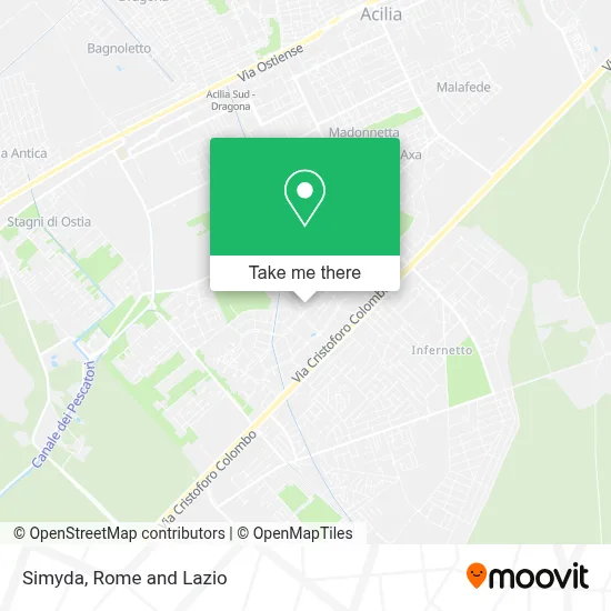 Simyda map