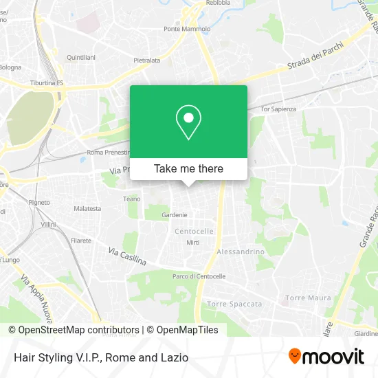 Hair Styling V.I.P. map
