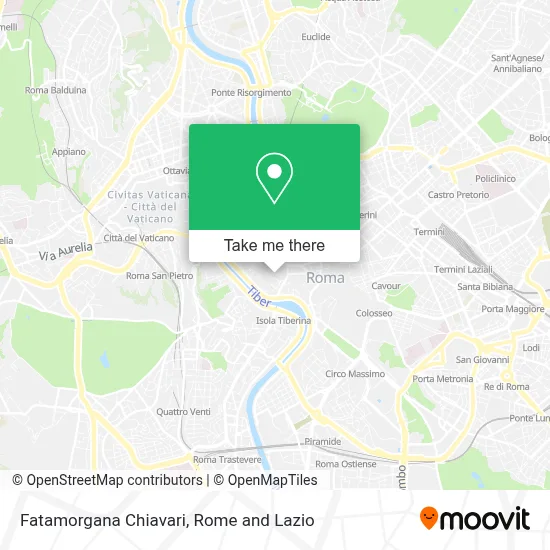 Fatamorgana Chiavari map