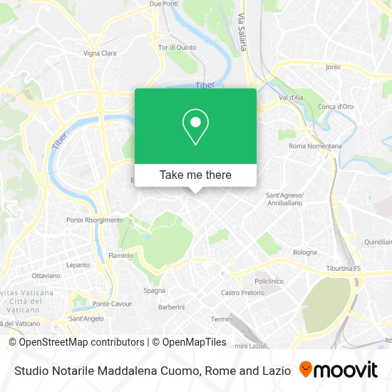 Studio Notarile Maddalena Cuomo map