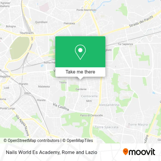 Nails World Es Academy map