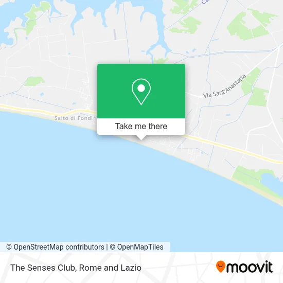 The Senses Club map