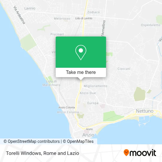 Torelli Windows map