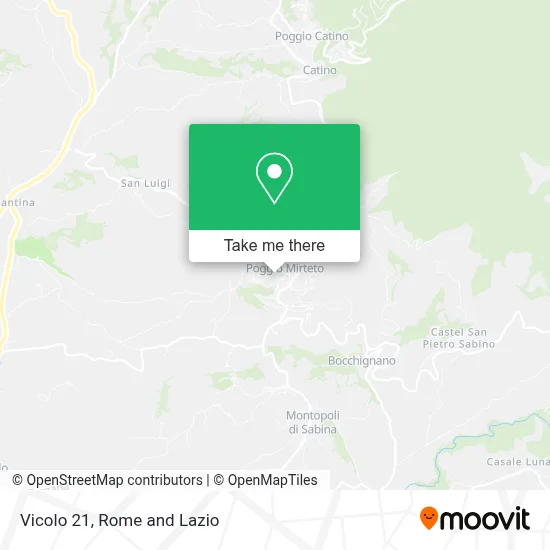 Vicolo 21 map