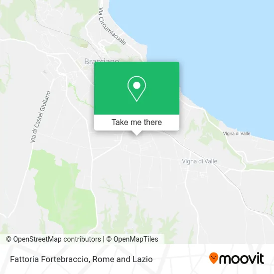 Fattoria Fortebraccio map