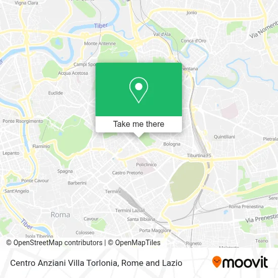 Centro Anziani Villa Torlonia map