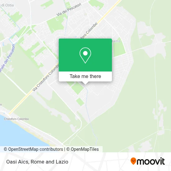 Oasi Aics map