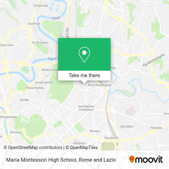 Maria Montessori High School map