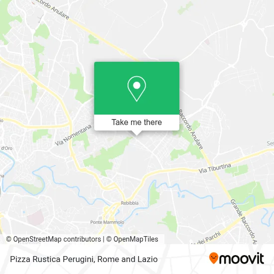 Pizza Rustica Perugini map