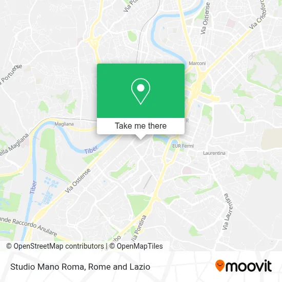 Studio Mano Roma map