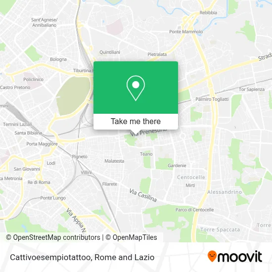 Cattivoesempiotattoo map