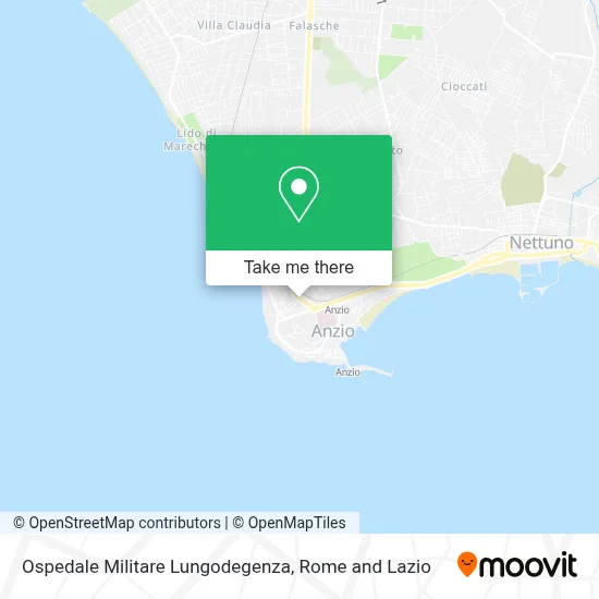 Ospedale Militare Lungodegenza map