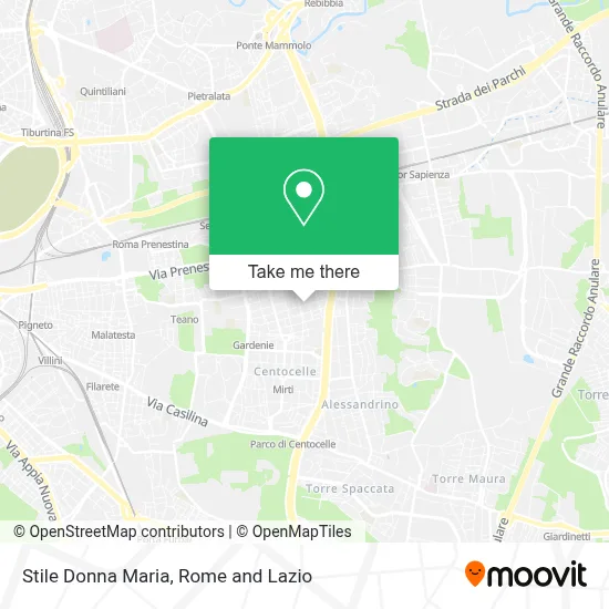 Stile Donna Maria map