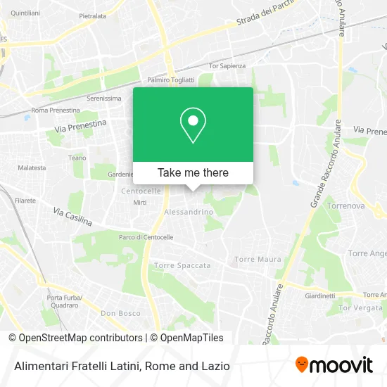Alimentari Fratelli Latini map