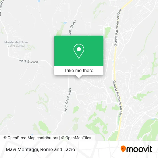 Mavi Montaggi map