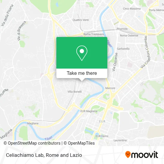 Celiachiamo Lab map
