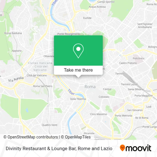 Divinity Restaurant & Lounge Bar map