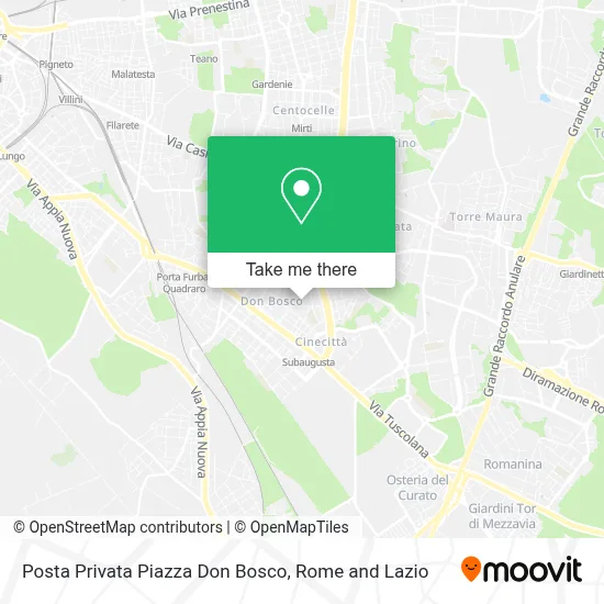 Posta Privata Piazza Don Bosco map