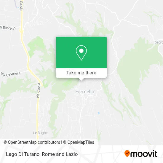 Lago Di Turano map