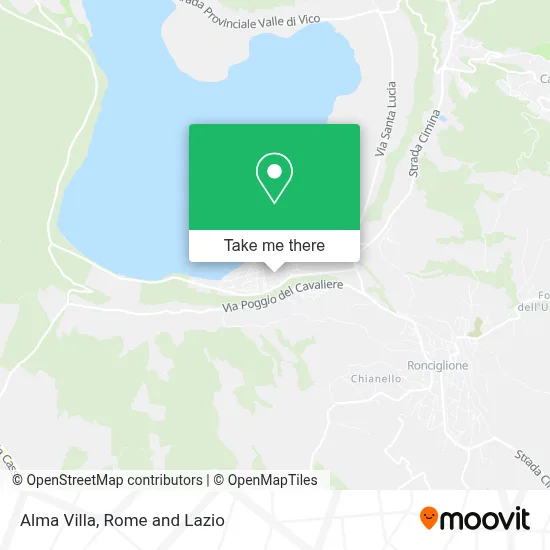 Alma Villa map