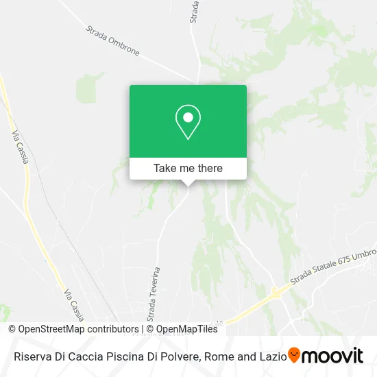 Riserva Di Caccia Piscina Di Polvere map