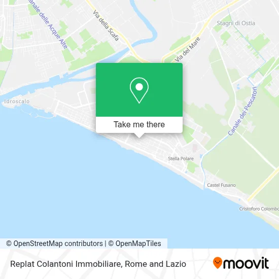 Replat Colantoni Immobiliare map
