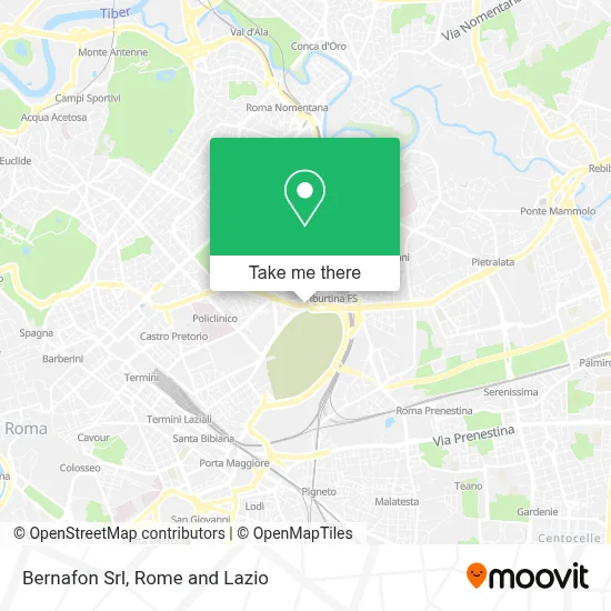 Bernafon Srl map