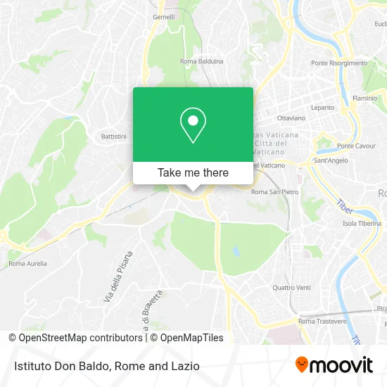 Istituto Don Baldo map