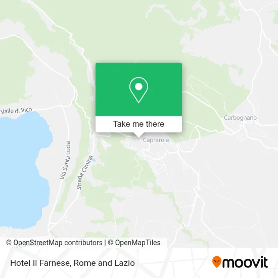 Hotel Il Farnese map