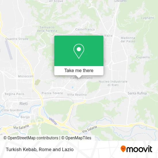Turkish Kebab map