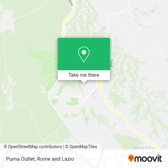Puma Outlet map