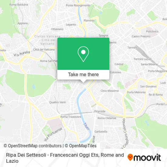 Ripa Dei Settesoli - Francescani Oggi Ets map