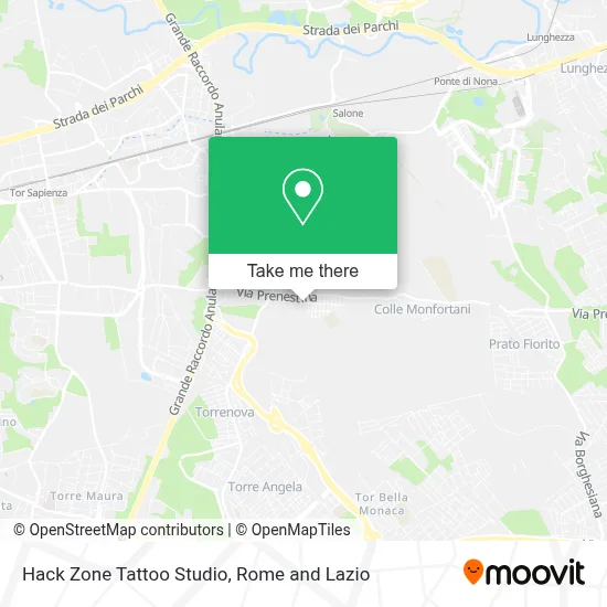 Hack Zone Tattoo Studio map