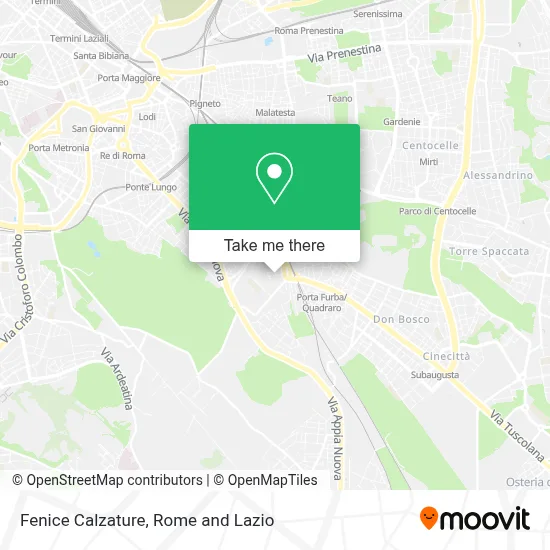 Fenice Calzature map