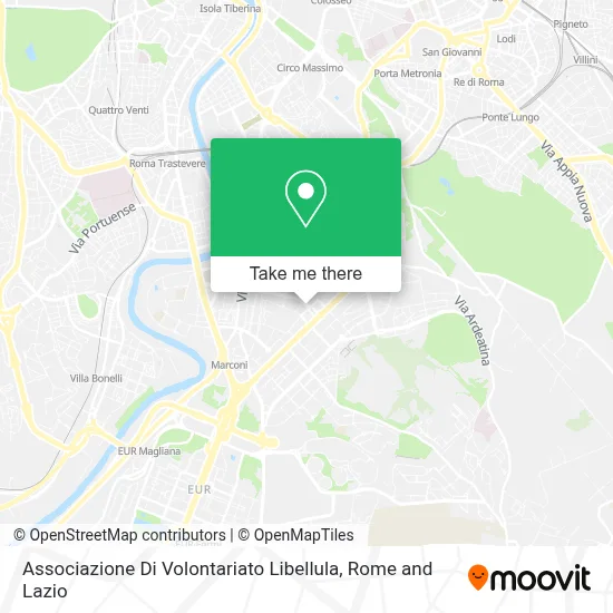 Associazione Di Volontariato Libellula map