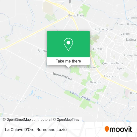La Chiave D'Oro map