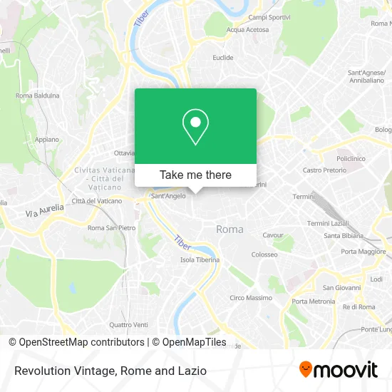 Revolution Vintage map