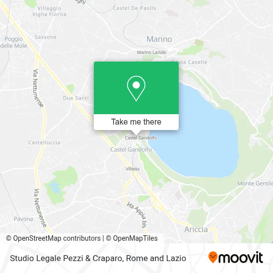 Studio Legale Pezzi & Craparo map