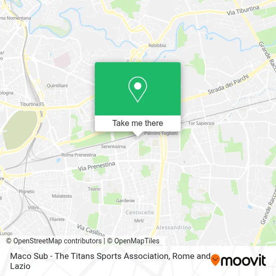 Maco Sub - The Titans Sports Association map