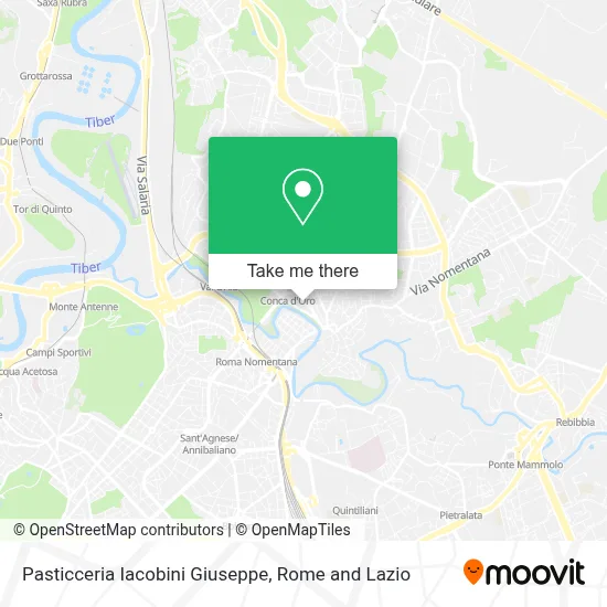 Pasticceria Iacobini Giuseppe map