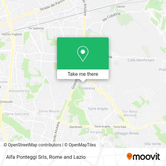 Alfa Ponteggi Srls map