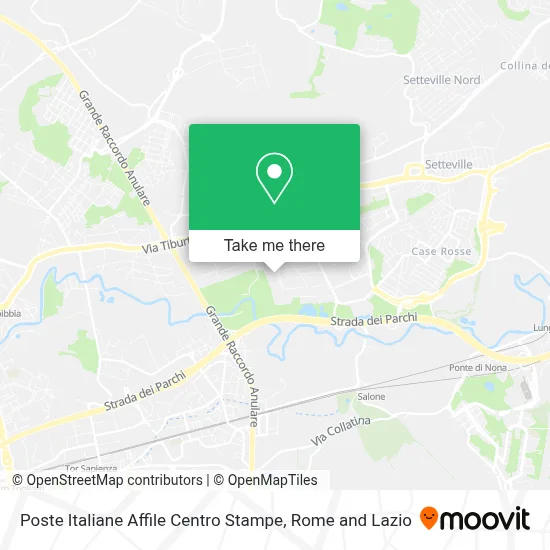Poste Italiane Affile Centro Stampe map