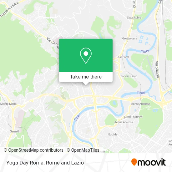 Yoga Day Roma map