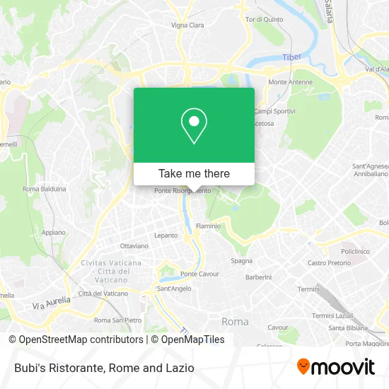 Bubi's Ristorante map