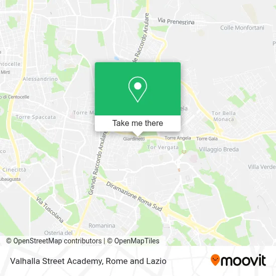 Valhalla Street Academy map